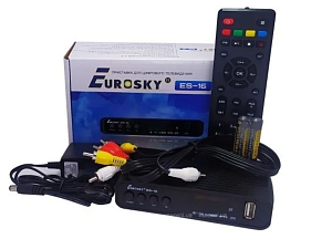 Тюнер DVB-T2 Eurosky ES-16 (IPTV)